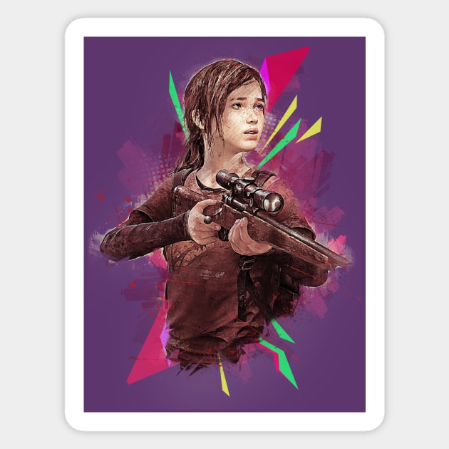 Ellie The Last of Us Part II Sticker by Creativedy Stuff